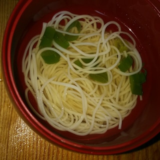 おそうめんの吸い物